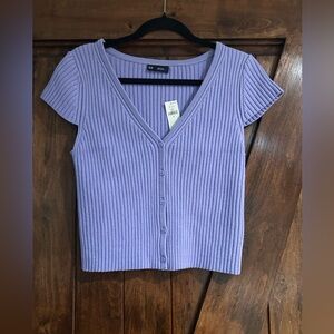 GAP Lavender Knit Top